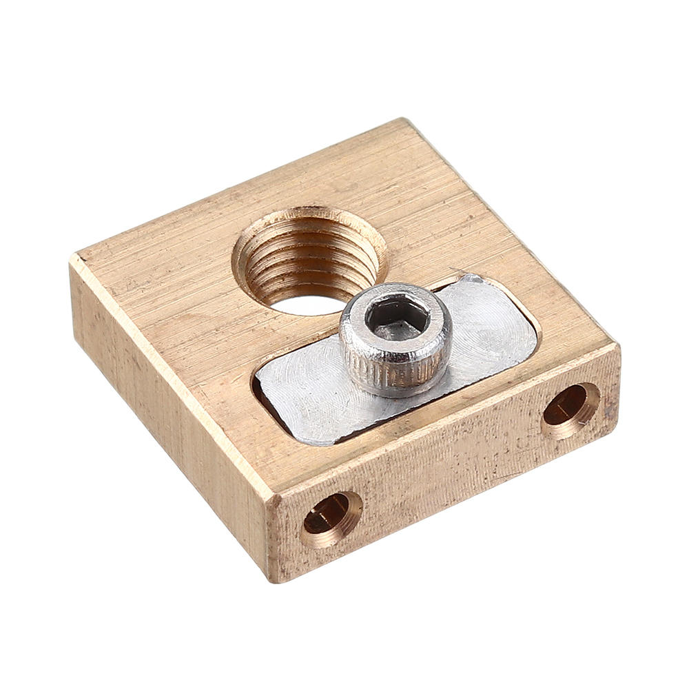 UM3 M6*0.75 Thread Brass Copper Heating Block 4mm for 3D Printer COD